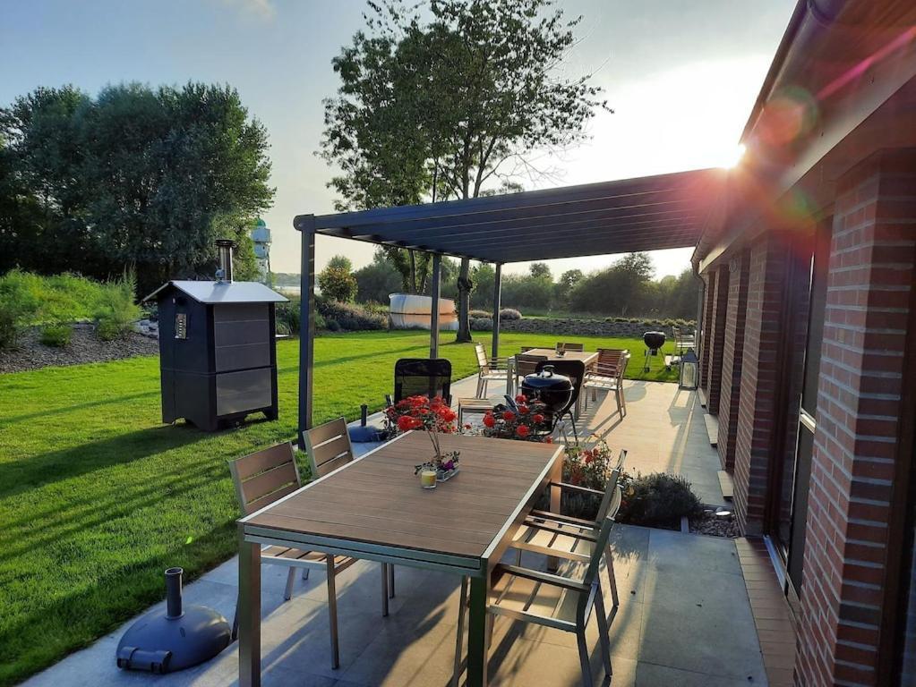Ferienwohnung Sonnenaufgangsgenuss Harriersand Schwanewede Exteriér fotografie